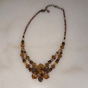 Floral Beaded Necklace
